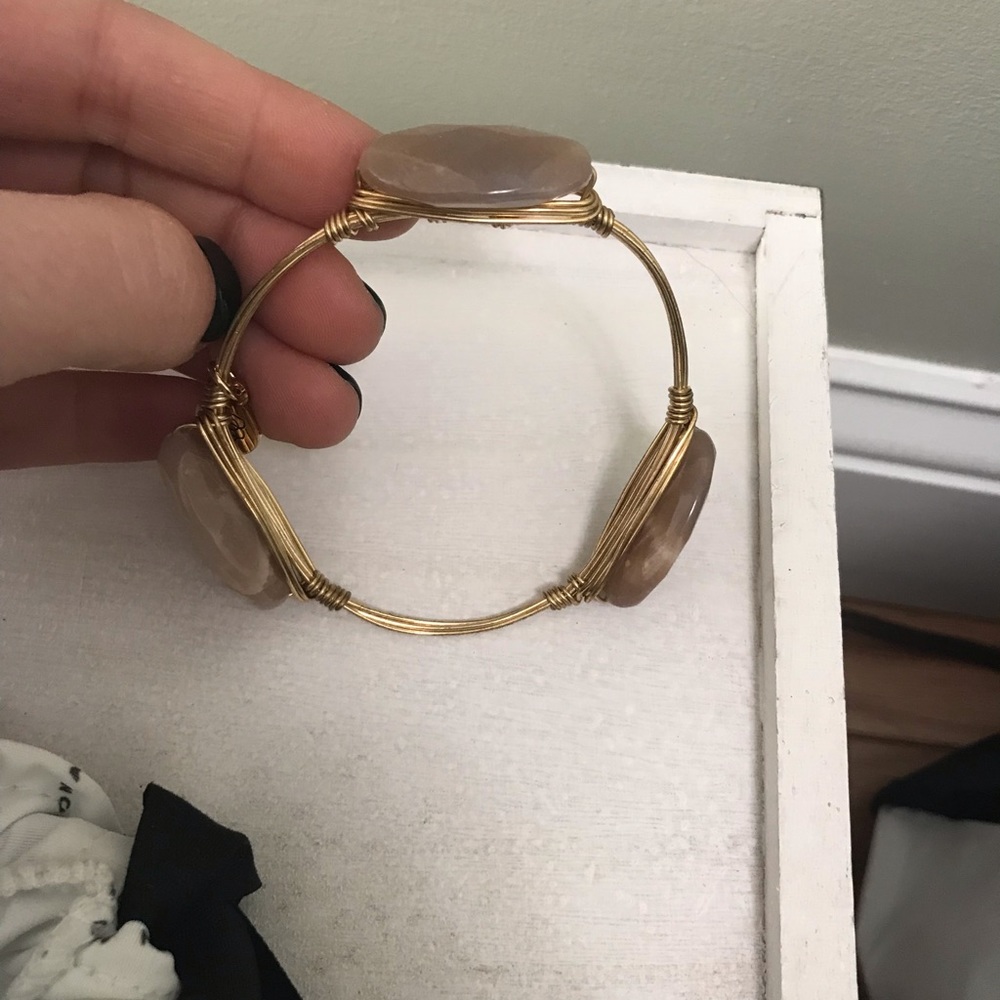 Bourbon and Bow tie Bangle bracelet